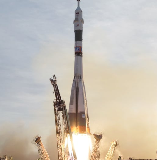 A picture of a rocket